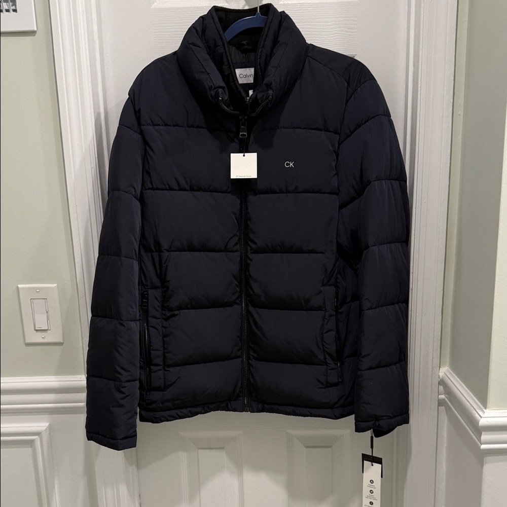 Calvin Klein Puffer Jacket men’s navy
